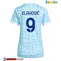 Ženske Nogometnih dresov Juventus Dusan Vlahovic #9 Gostujoči 2025-26 Kratki rokavi